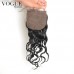 Water Wave Brazilian Silk Base 4x4 Lace Closure With Baby Hair,Wet and Wavy